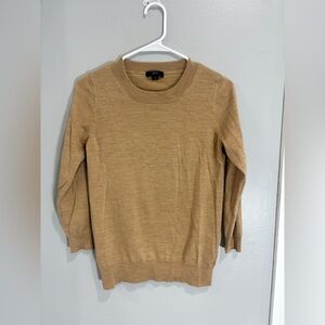 J.‎ Crew 100% Merino Wool Brown Camel Neutral
Basic Pullover Sweater Small